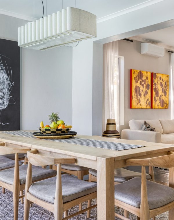 The dining room
